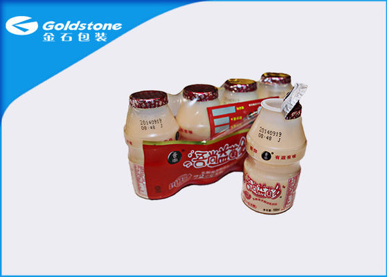 HDPE أو PP زجاجة أغطية رقائق الألومنيوم ، أغطية ختم الحرارة تعبئة الحليب أو اللبن